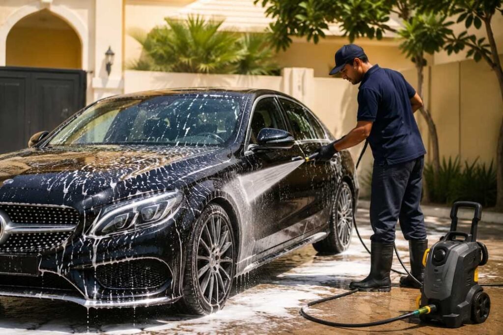 Premium Car Wash at Home in Bahrain