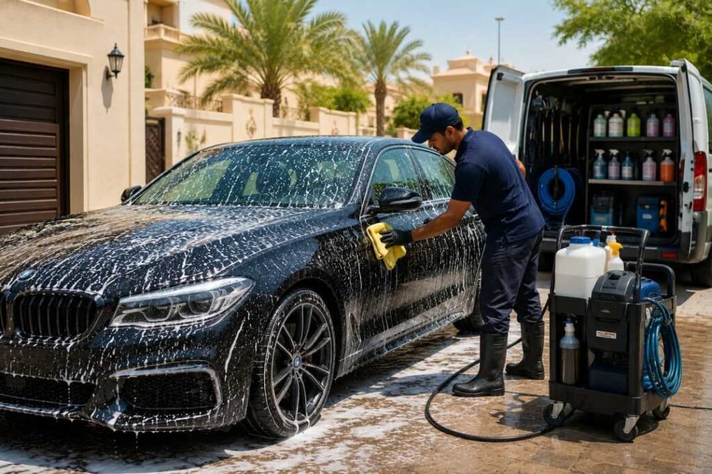 Premium Car Wash at Home in Bahrain