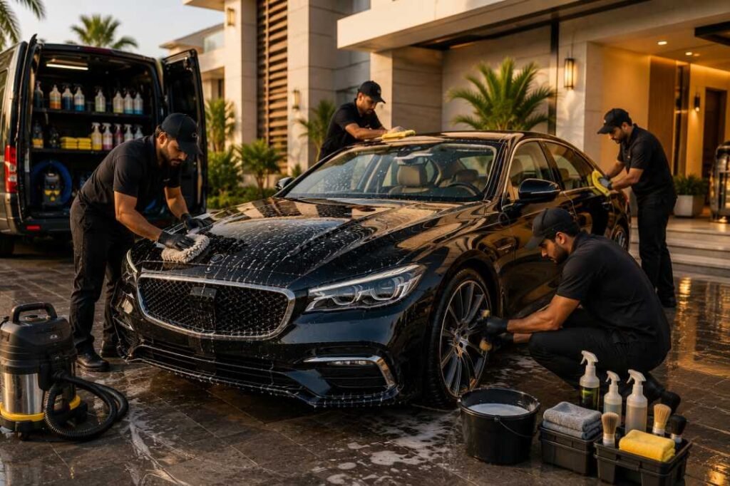 Premium Car Wash at Home in Bahrain